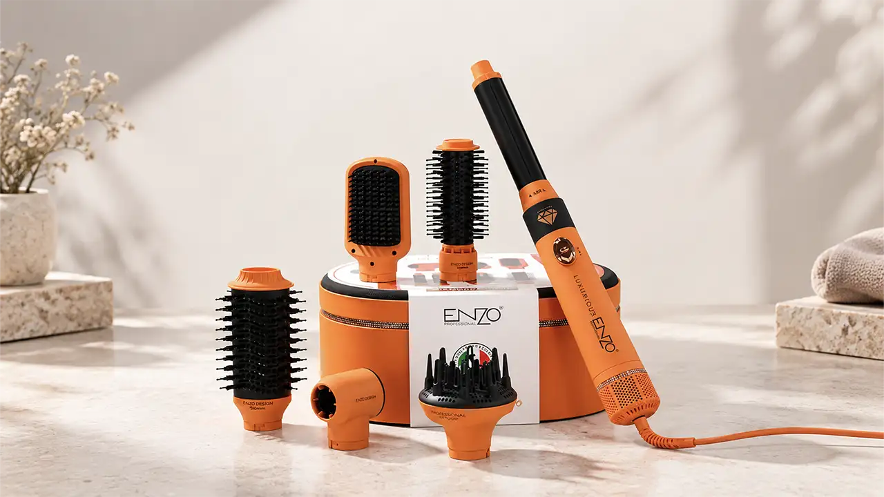 Enzo 4133 Supermotor Pro 6-in-1 Air Styling and Drying System