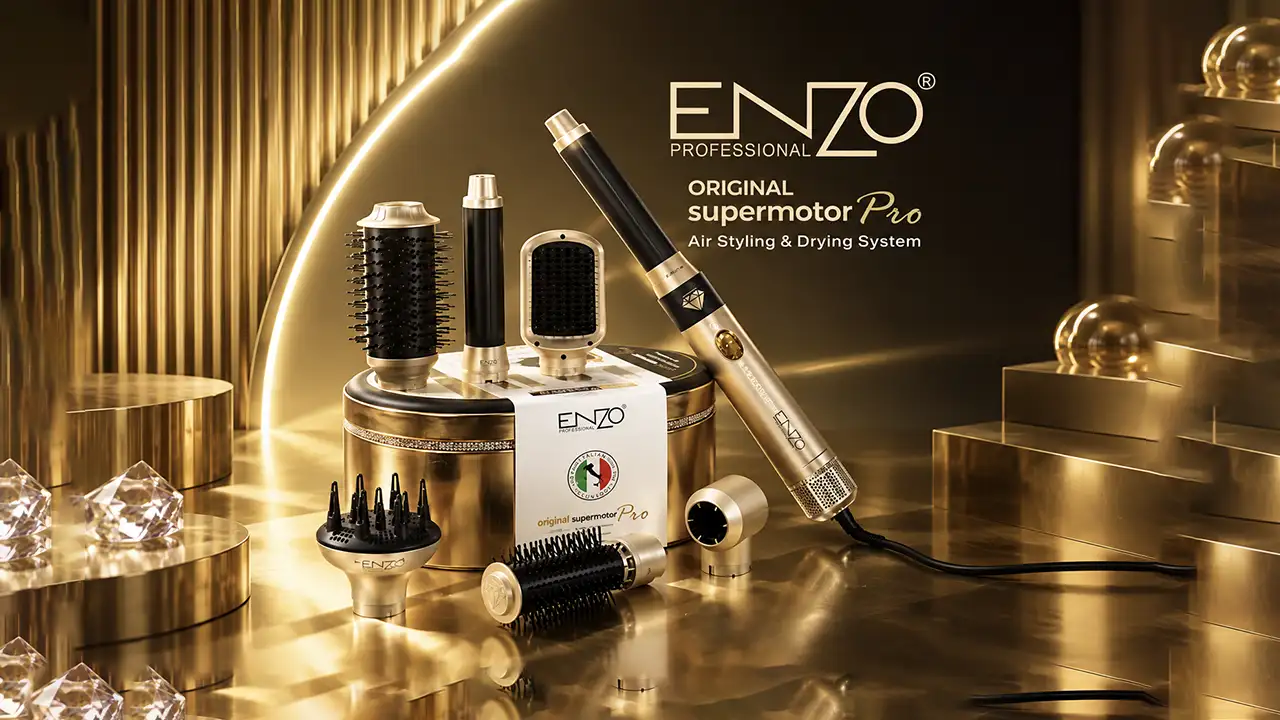 Enzo 4133 Supermotor Pro 6-in-1 Air Styling and Drying System
