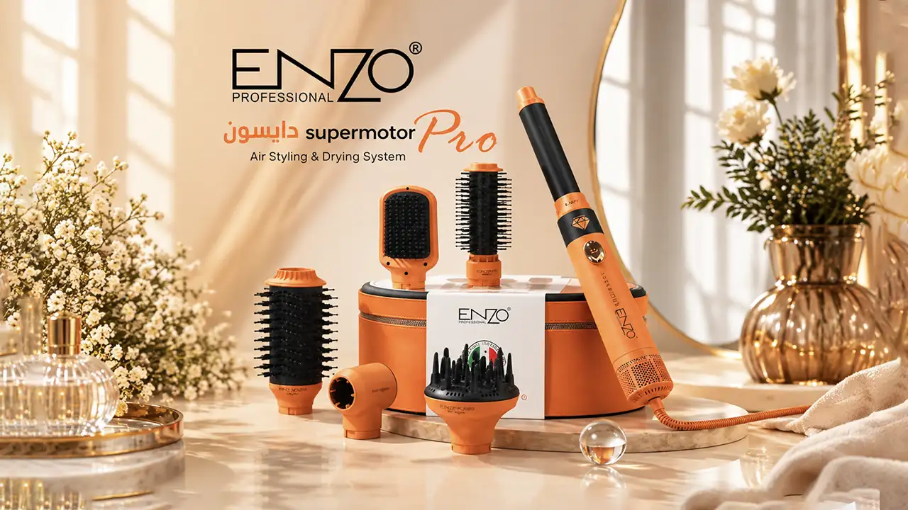 Enzo 4133 Supermotor Pro 6-in-1 Air Styling and Drying System