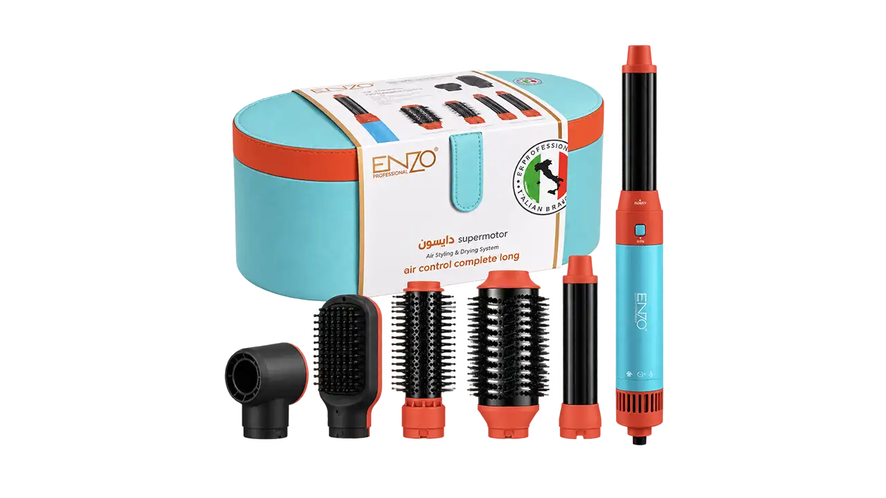 Enzo EN-4133 Airwrap 7-in-1 Professional Ionic Hair Styler