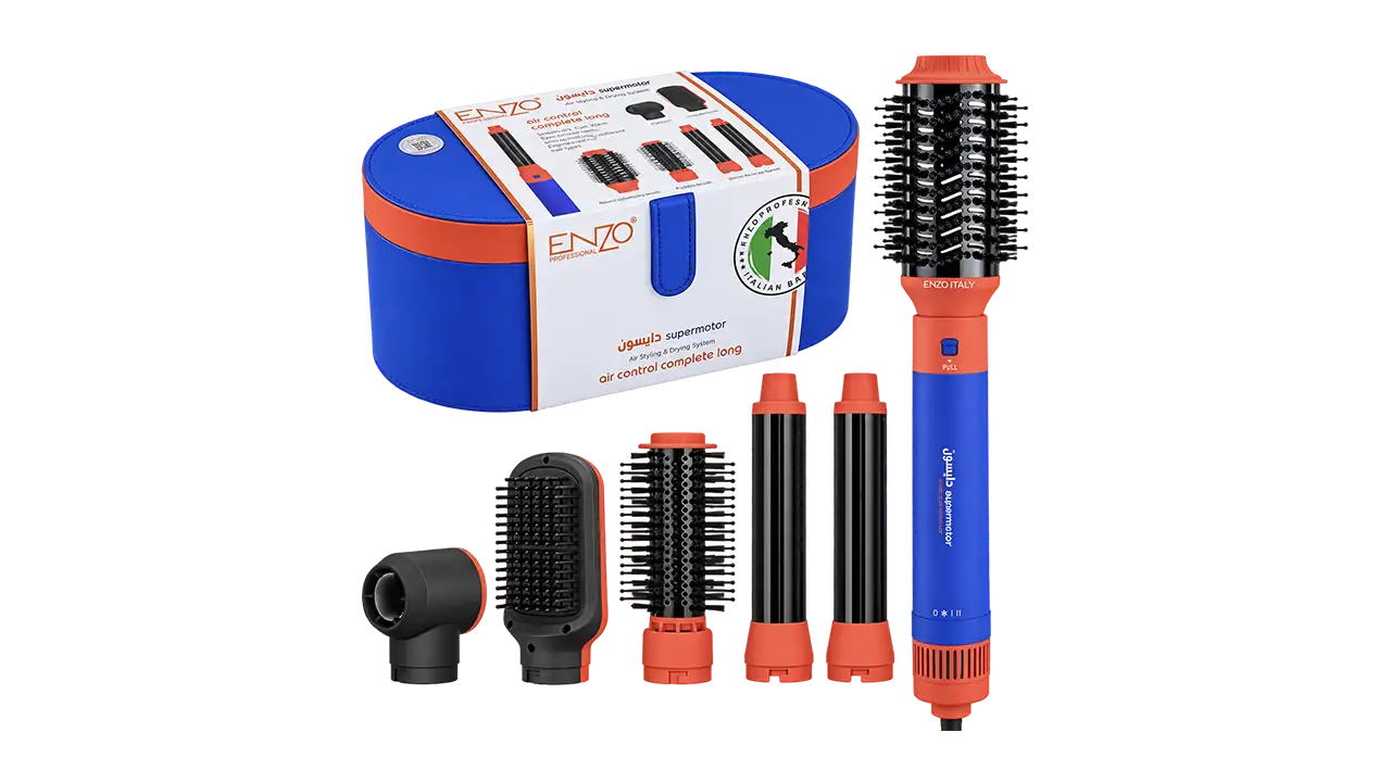 Enzo EN-4133 Airwrap 7-in-1 Professional Ionic Hair Styler