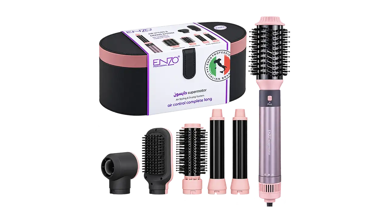Enzo EN-4133 Airwrap 7-in-1 Professional Ionic Hair Styler
