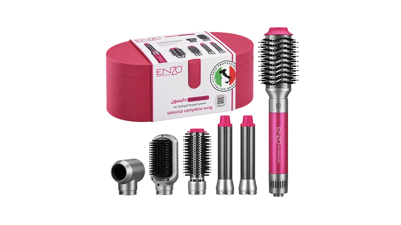 Enzo EN-4133 Airwrap 7-in-1 Professional Ionic Hair Styler