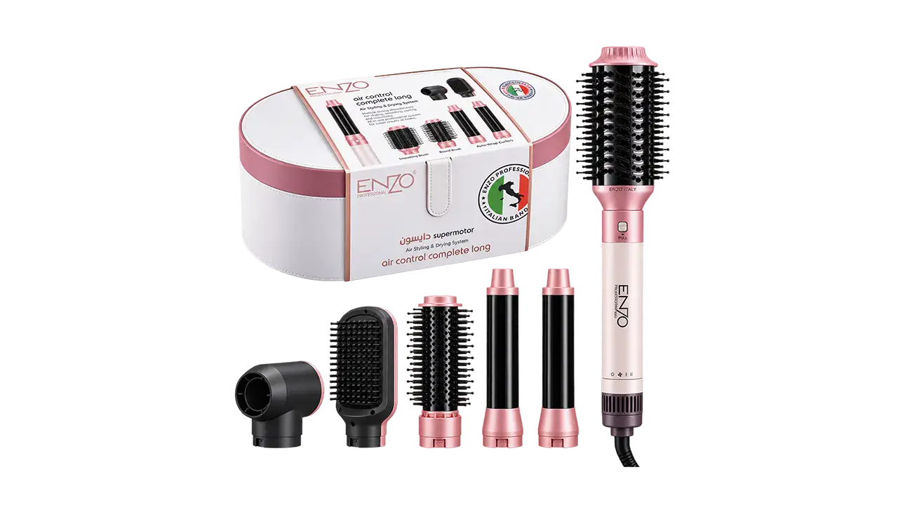 Enzo EN-4133 Airwrap 7-in-1 Professional Ionic Hair Styler