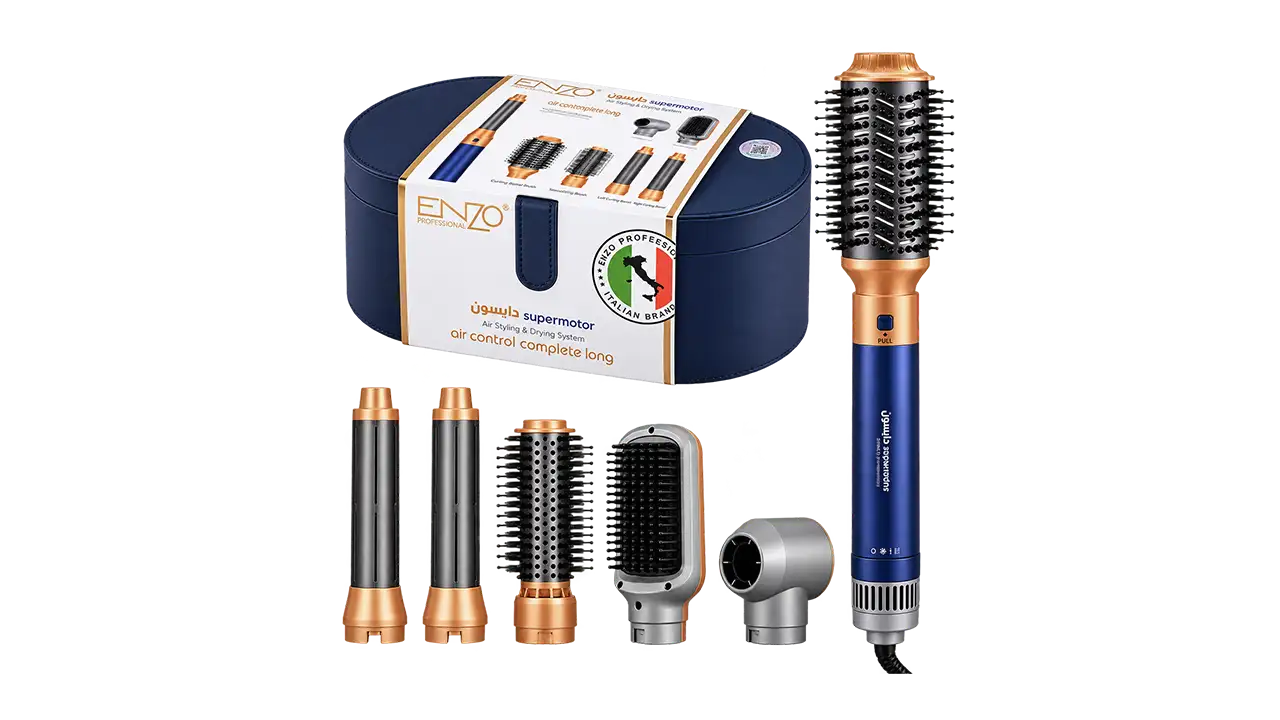 Enzo EN-4133 Airwrap 7-in-1 Professional Ionic Hair Styler
