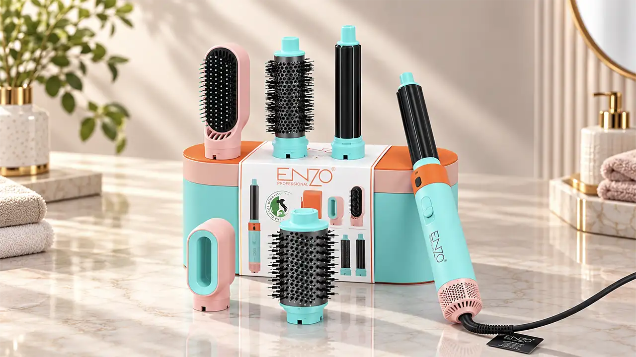 Enzo EN-4140 6-in-1 Hot Air Styling Brush