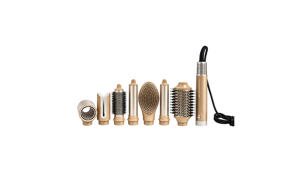 Enzo EN-6228 7-in-1 Professional Air Hair Styler - 1500W - Gold