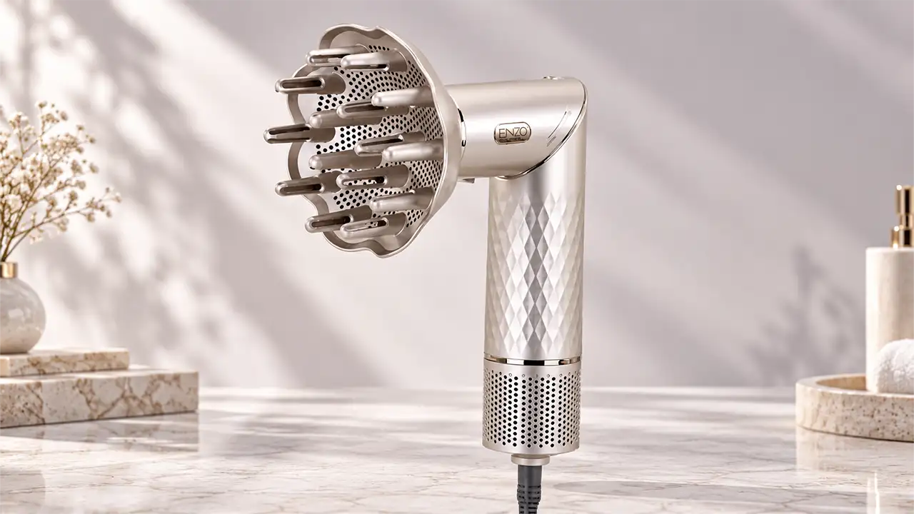 Enzo EN-755 9-in-1 Air Styling and Hair Dryer Kit