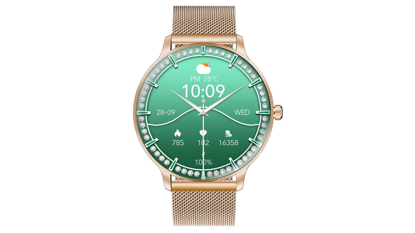 1.32" Curved AMOLED Screen Fitness Tracker Smartwatch w/ BT Calling
