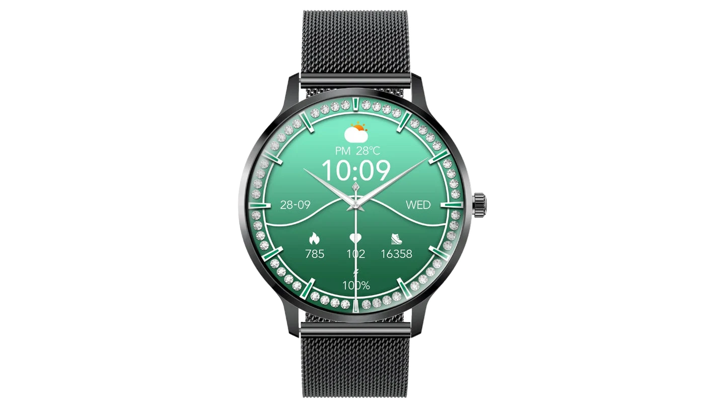 1.32" Curved AMOLED Screen Fitness Tracker Smartwatch w/ BT Calling