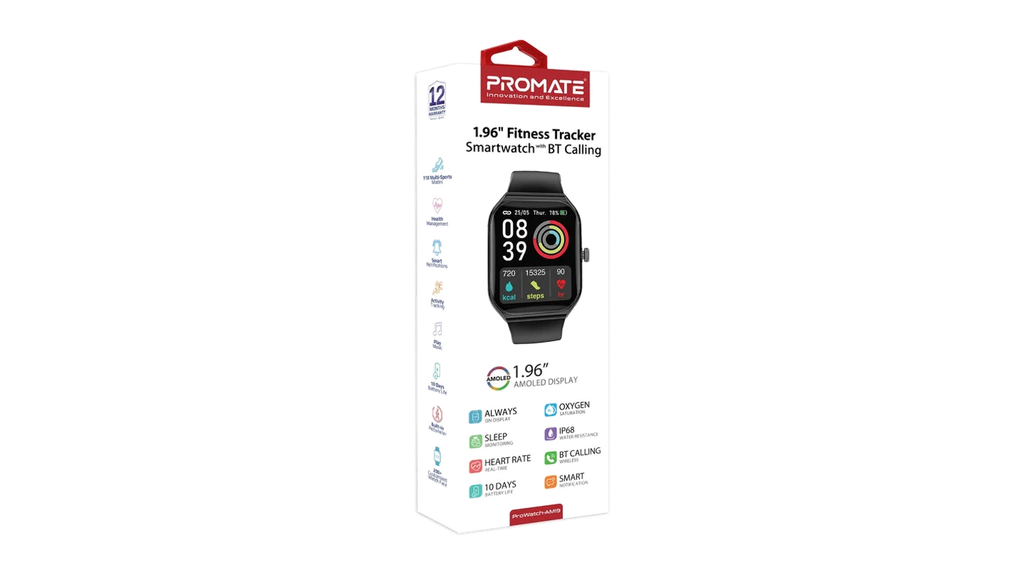 1.96" Fitness Tracker Smartwatch with BT Calling