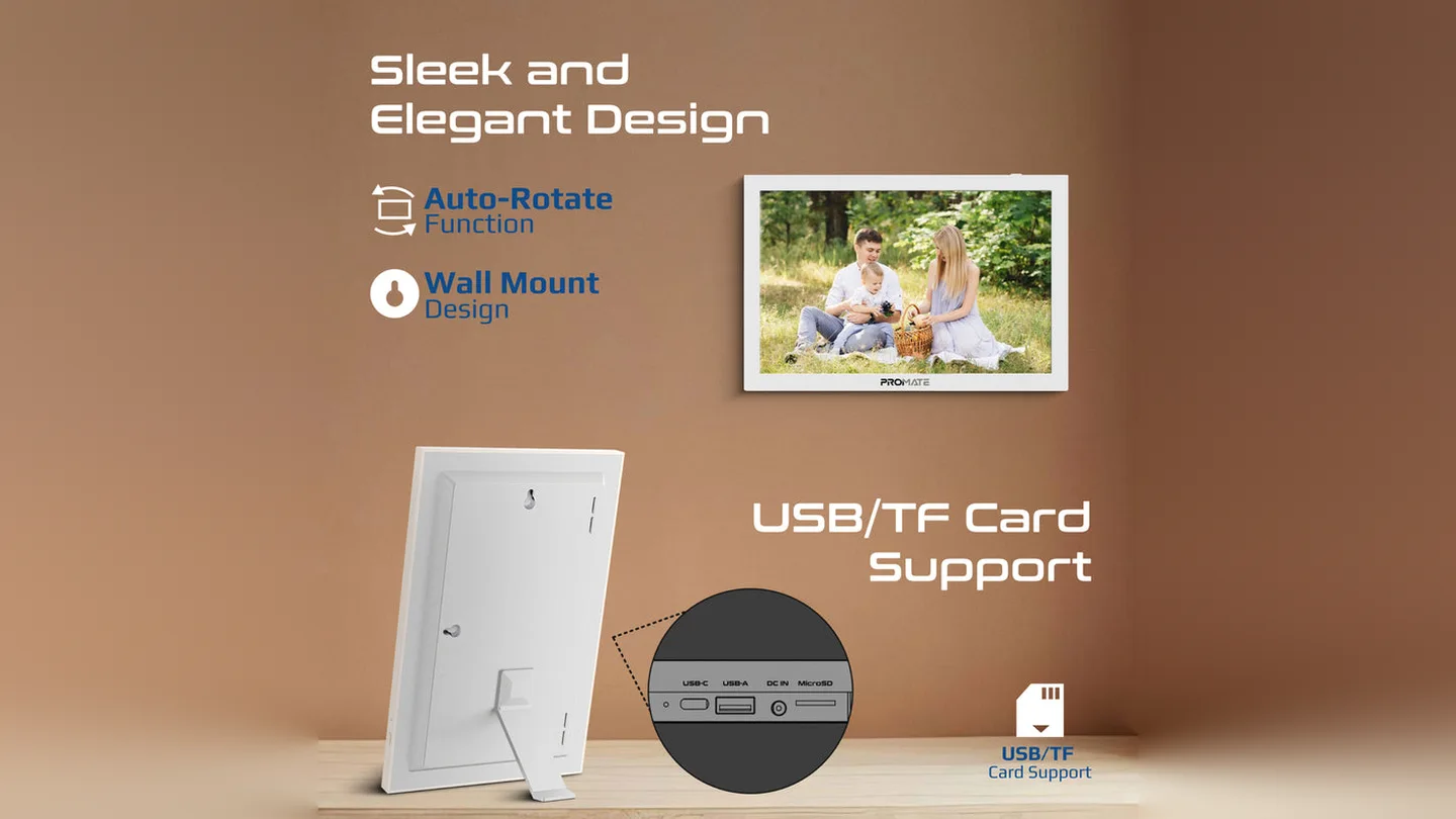 10.1" Vibrant Full HD Smart Multimedia Wi-Fi Digital Photo Frame