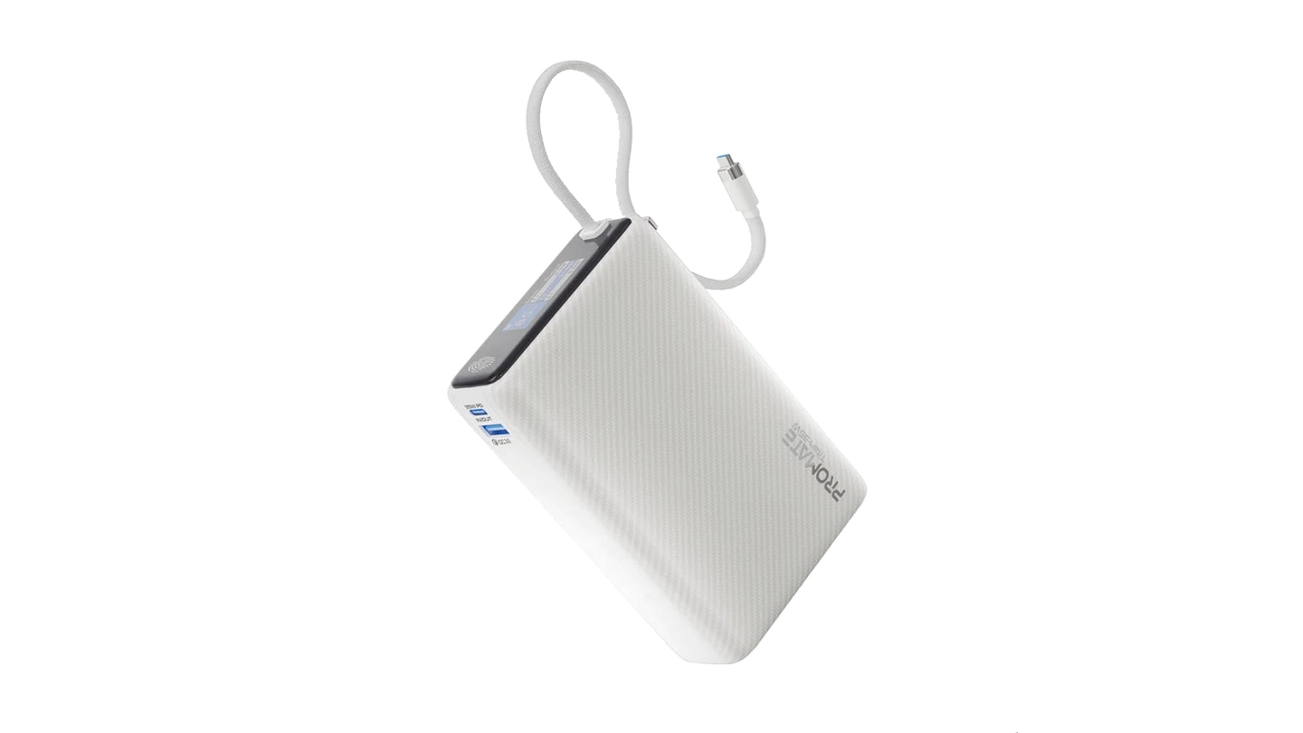 35W SuperSpeed™ Power Bank with Built-in USB-C Cable & TFT Screen