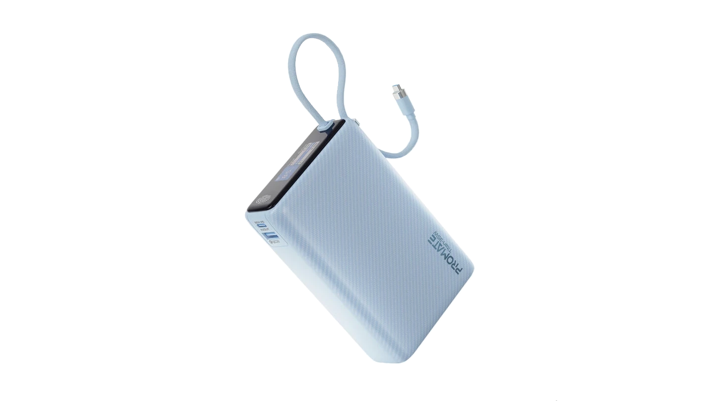 35W SuperSpeed™ Power Bank with Built-in USB-C Cable & TFT Screen