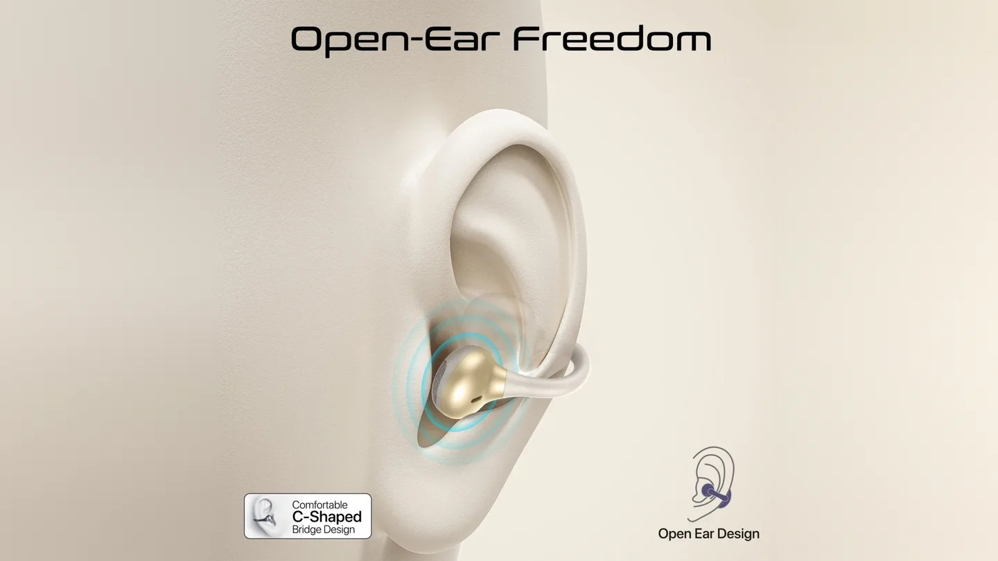 AudioFit™ Open Ear True Wireless Stereo Earbuds with IntelliTouch