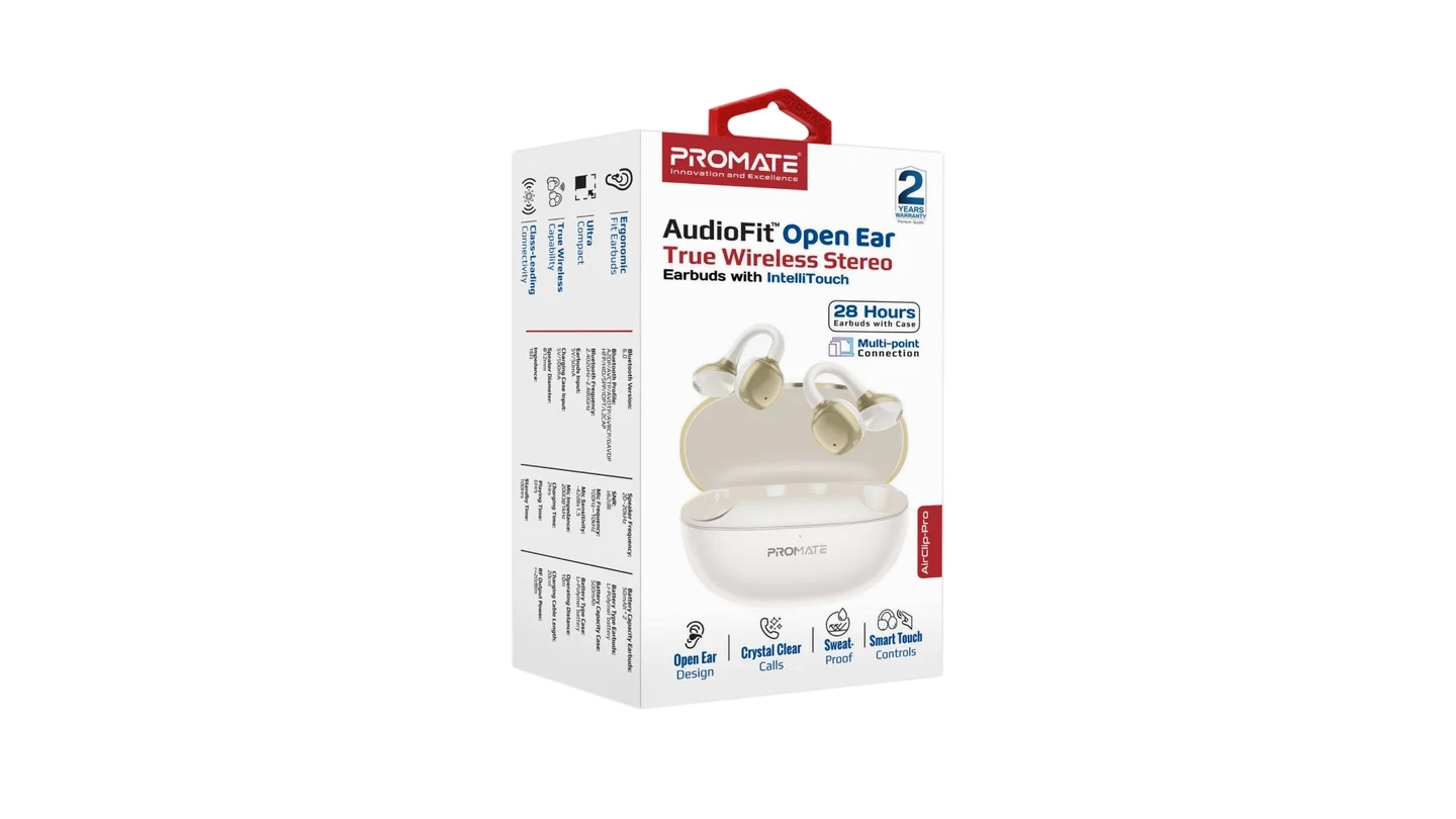 AudioFit™ Open Ear True Wireless Stereo Earbuds with IntelliTouch