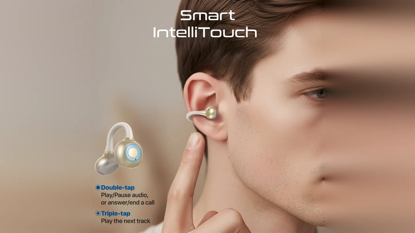 AudioFit™ Open Ear True Wireless Stereo Earbuds with IntelliTouch