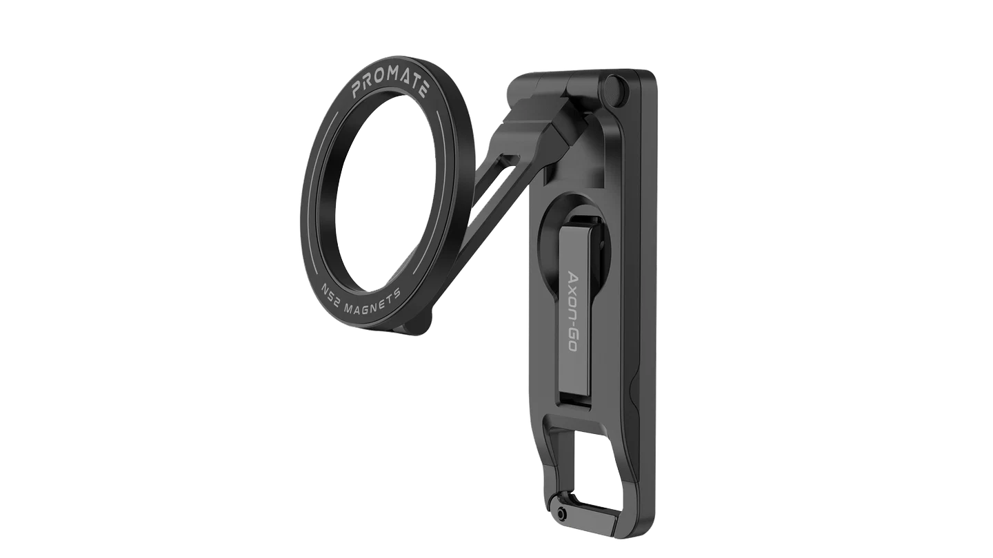 Axon-Go – Multi-Purpose Magnetic Phone Holder with Carabiner & Hanging Hook