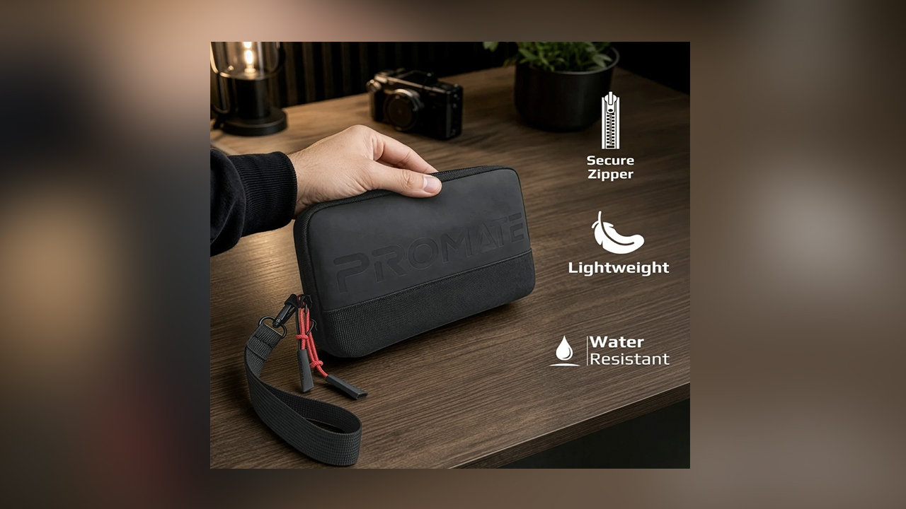 Lightweight Tech Essential Organizer Pouch Bag with Multiple Pockets