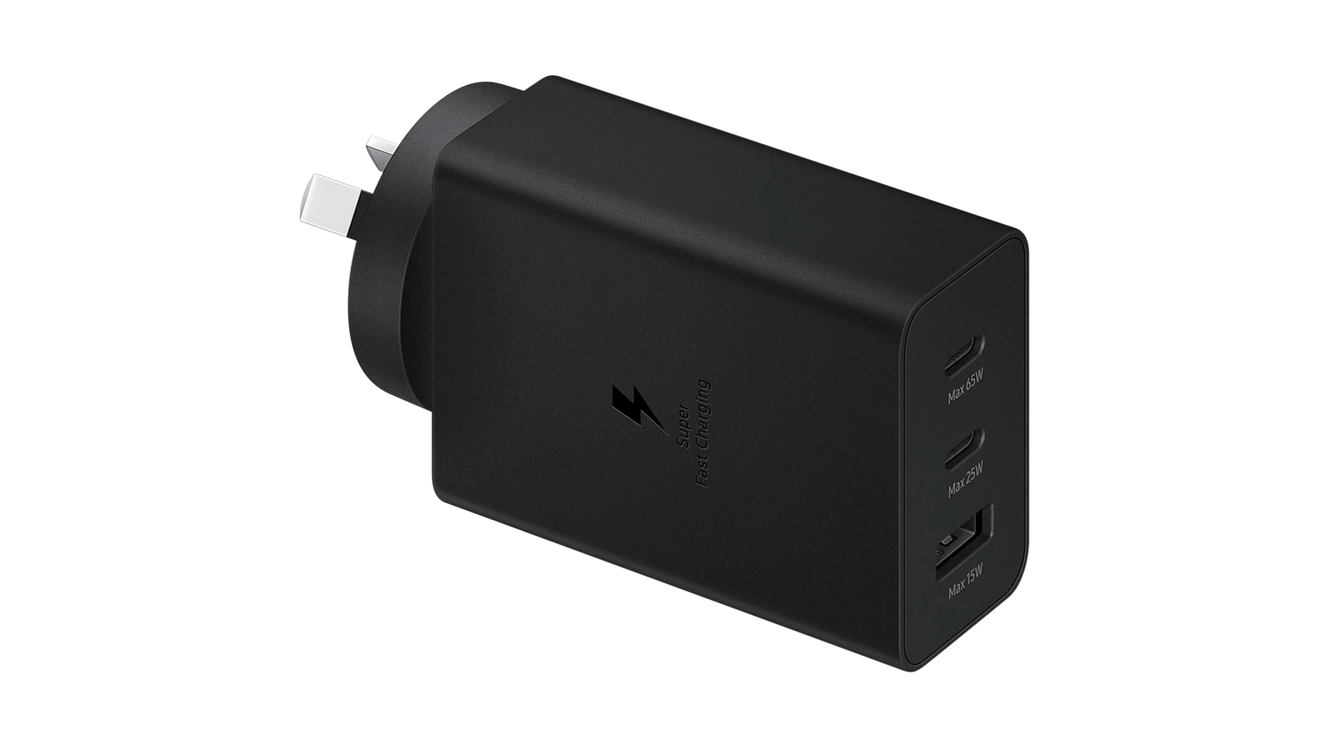 SAMSUNG Adapter Head Trio (Black, 65W, 3Pin)