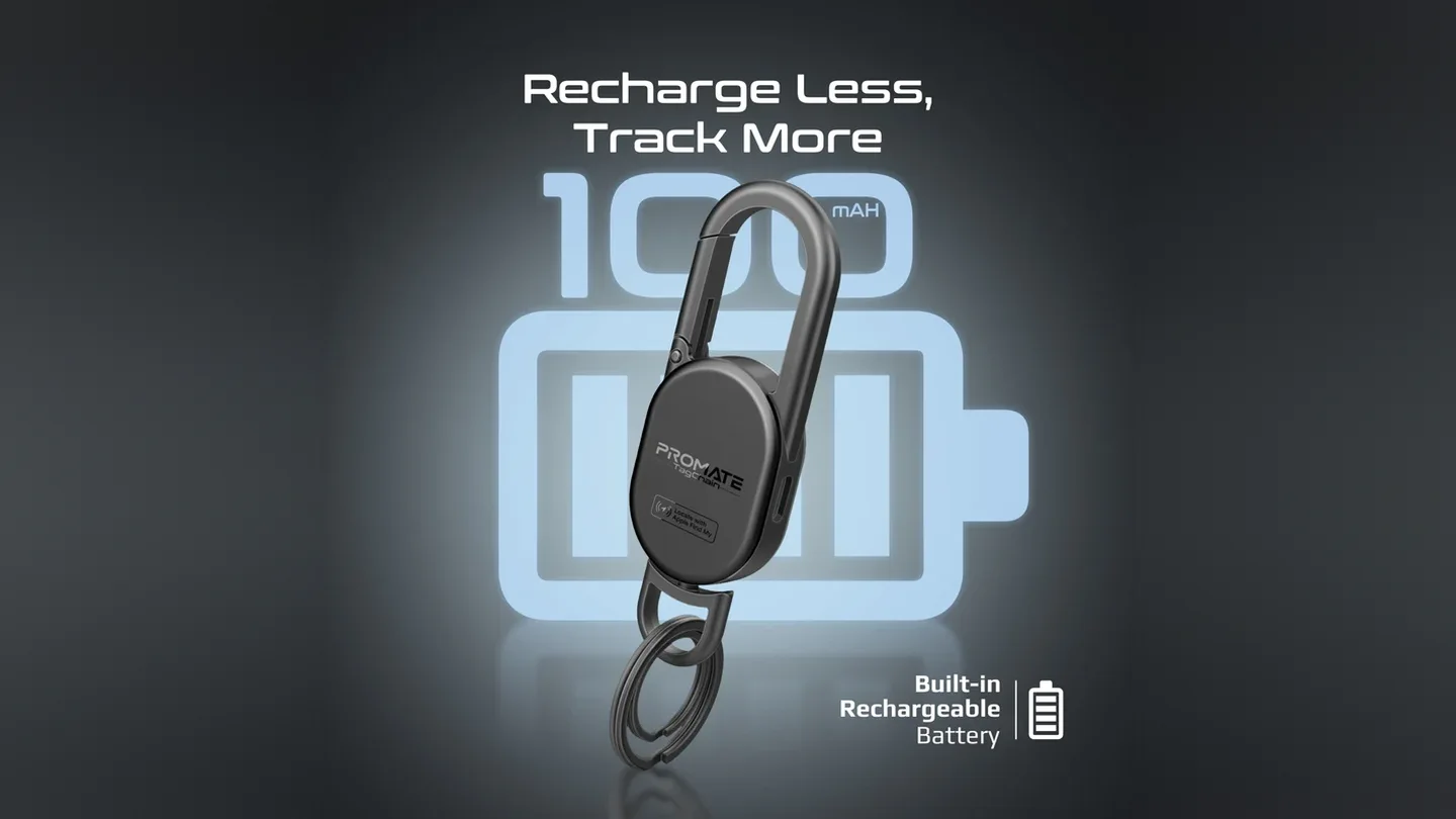 Smart Carabiner Keychain with Apple Find My Precision Locator