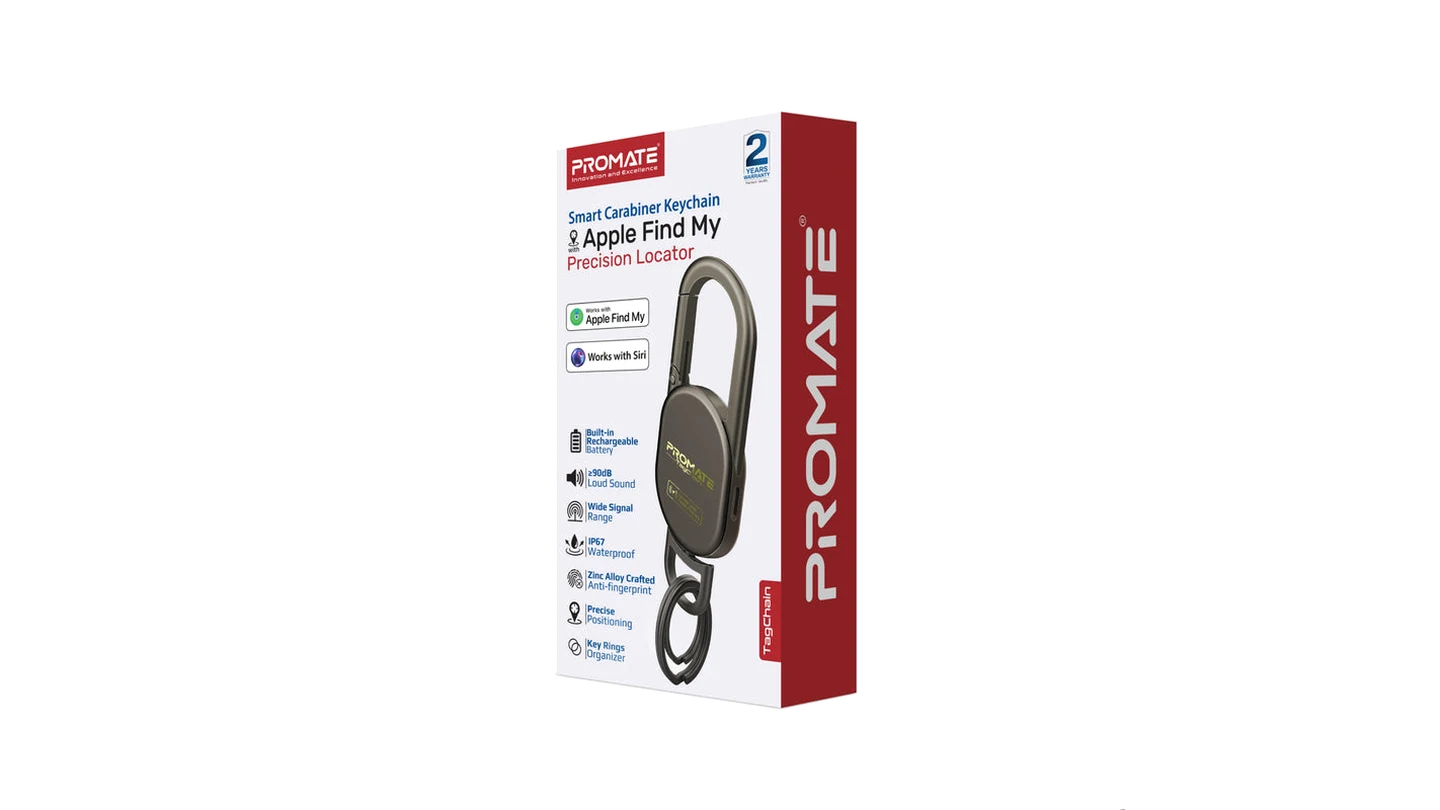 Smart Carabiner Keychain with Apple Find My Precision Locator