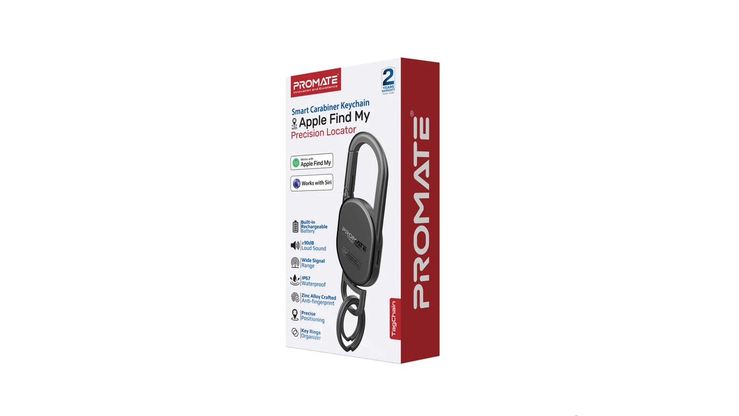 Smart Carabiner Keychain with Apple Find My Precision Locator